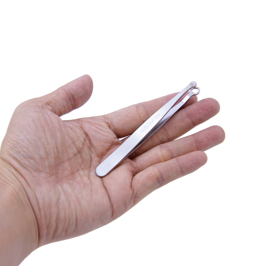 96mm Nose Hair Trimming Tweezers - PE Bag