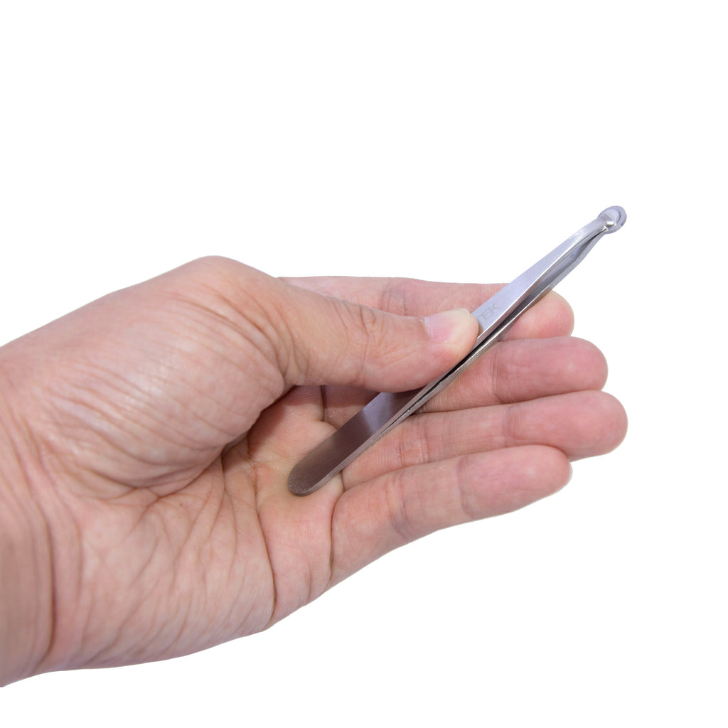 96mm Nose Hair Trimming Tweezers - PE Bag