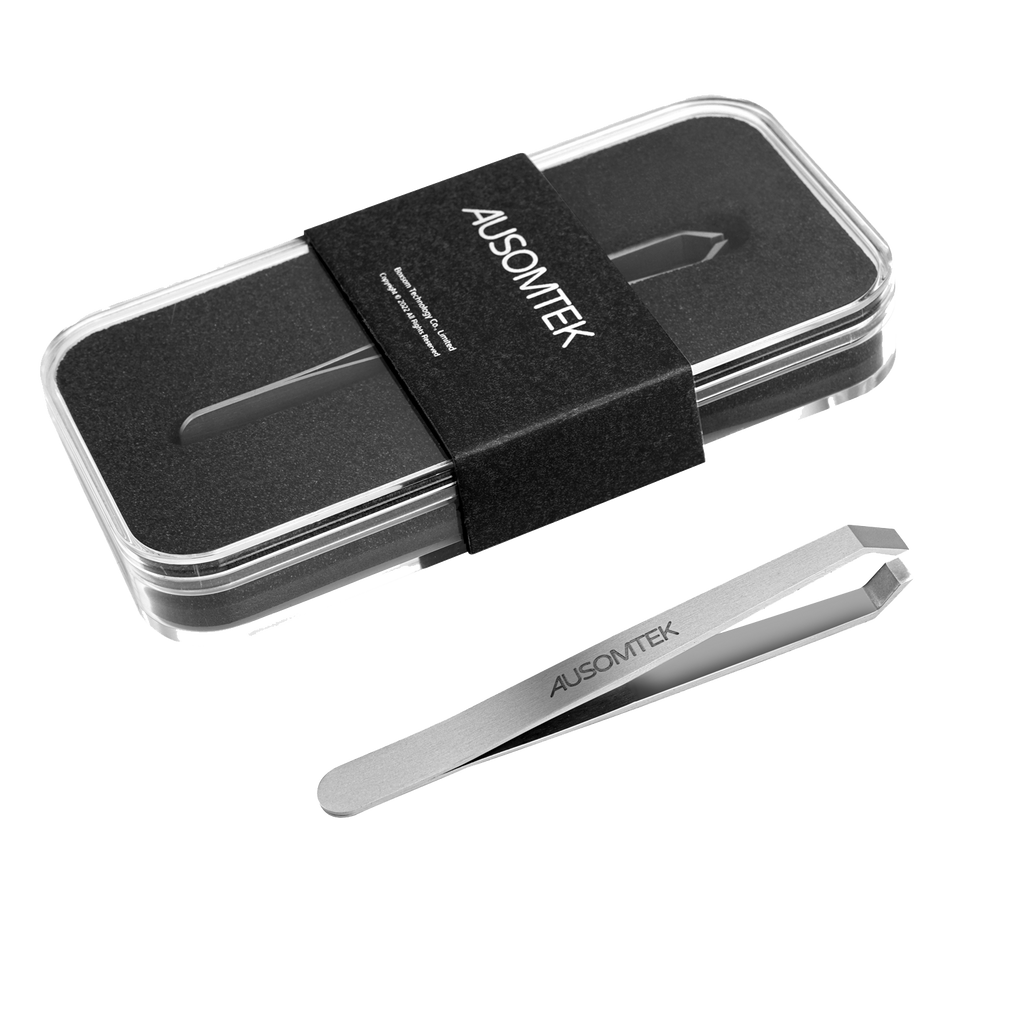 5mm Beard Tweezers - Clear Box