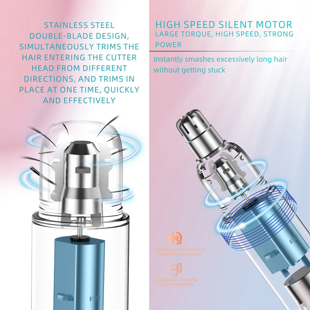 2-in-1 Electric Nose Hair Trimmer